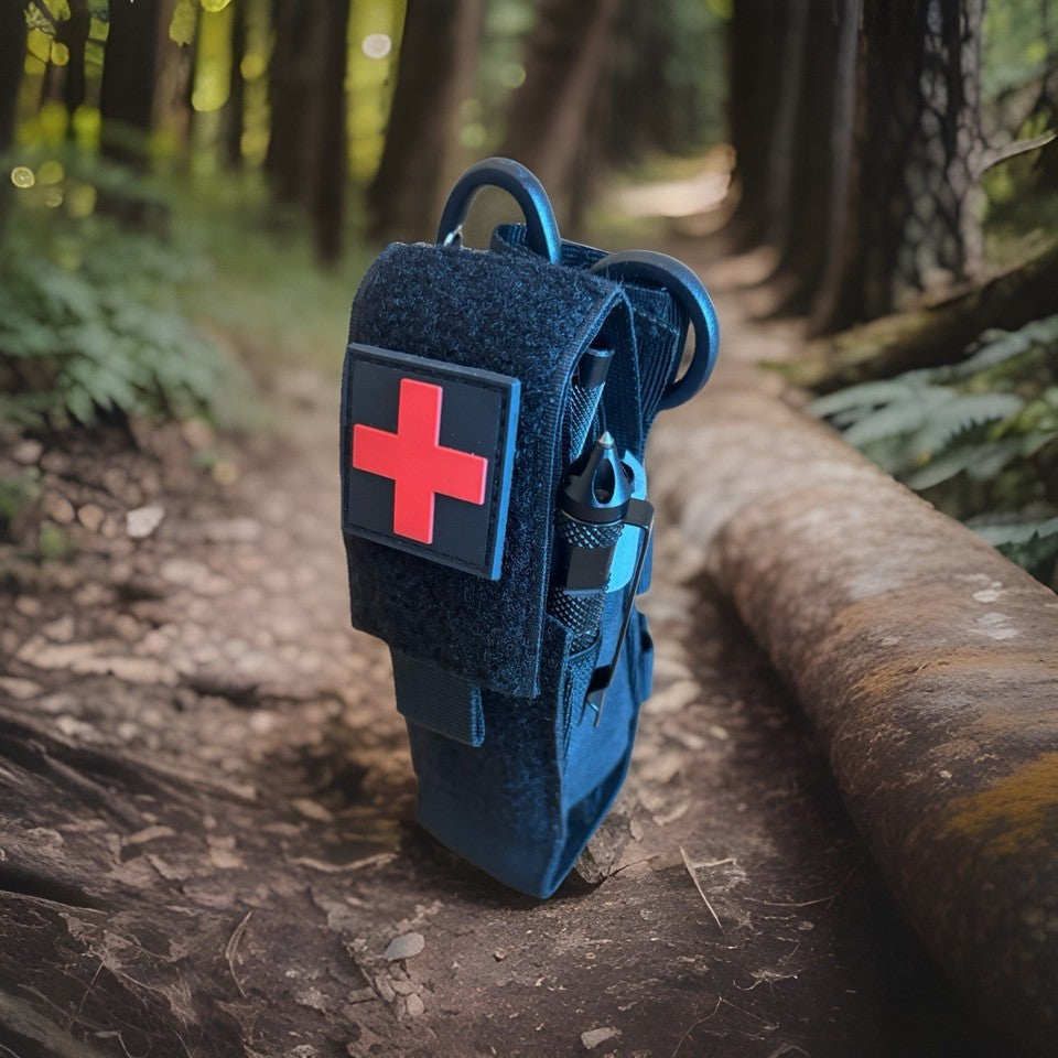 IFAK Erste Hilfe Set Outdoor | Tourniquet + Schere + Stift + MOLLE Tasche