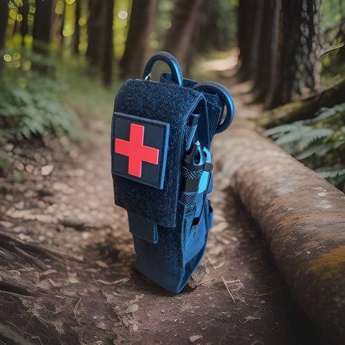 IFAK Erste Hilfe Set Outdoor | Tourniquet + Schere + Stift + MOLLE Tasche